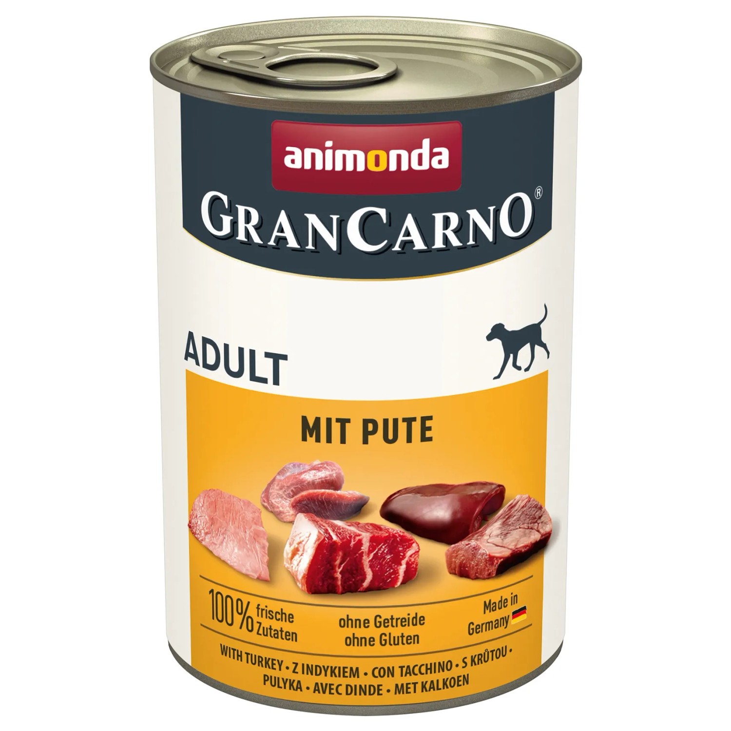 Gran Carno Hunde-Nassfutter Carno Adult mit Pute 400 g