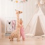Relaxdays Kleiderständer für Kinder MDF Kiefernholz Weiß Grau Freistehend 99 cm x 63,5 cm x 42 cm 4,9 kg_3
