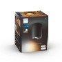 Verpackung des schwarzen Philips Hue Pillar LED-Aufbauspots White Ambiance.