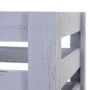 3er-Set MCW Holzkisten C56 in Grau Shabby-Look, ideal zur Aufbewahrung.