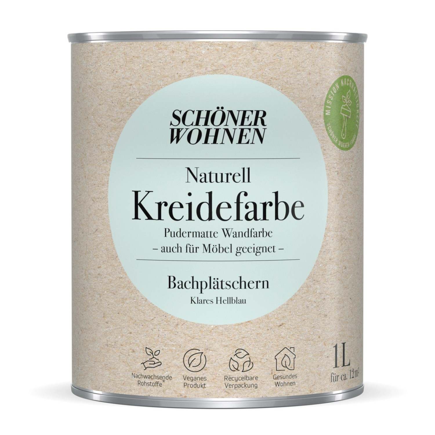 Schöner Wohnen Kreidefarbe Naturell Bachplätschern 1 l