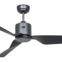 CASAFAN Eco Dynamix II WiFi Deckenventilator, 132 cm, Basaltgrau, mit drei Flügeln.