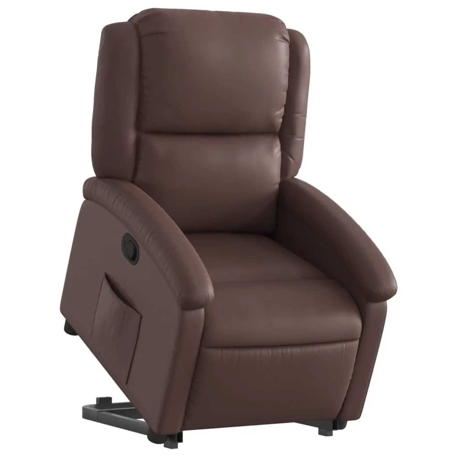 vidaXL Relaxsessel mit Aufstehhilfe Braun Kunstleder 3204228 günstig online kaufen