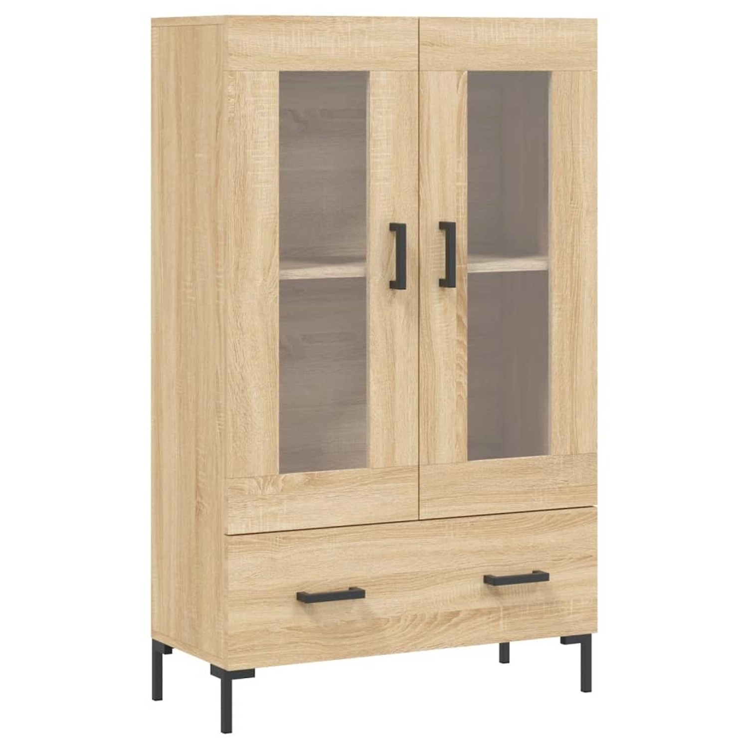 vidaXL Highboard Sonoma-Eiche 69,5x31x115 cm Holzwerkstoff 828303 günstig online kaufen