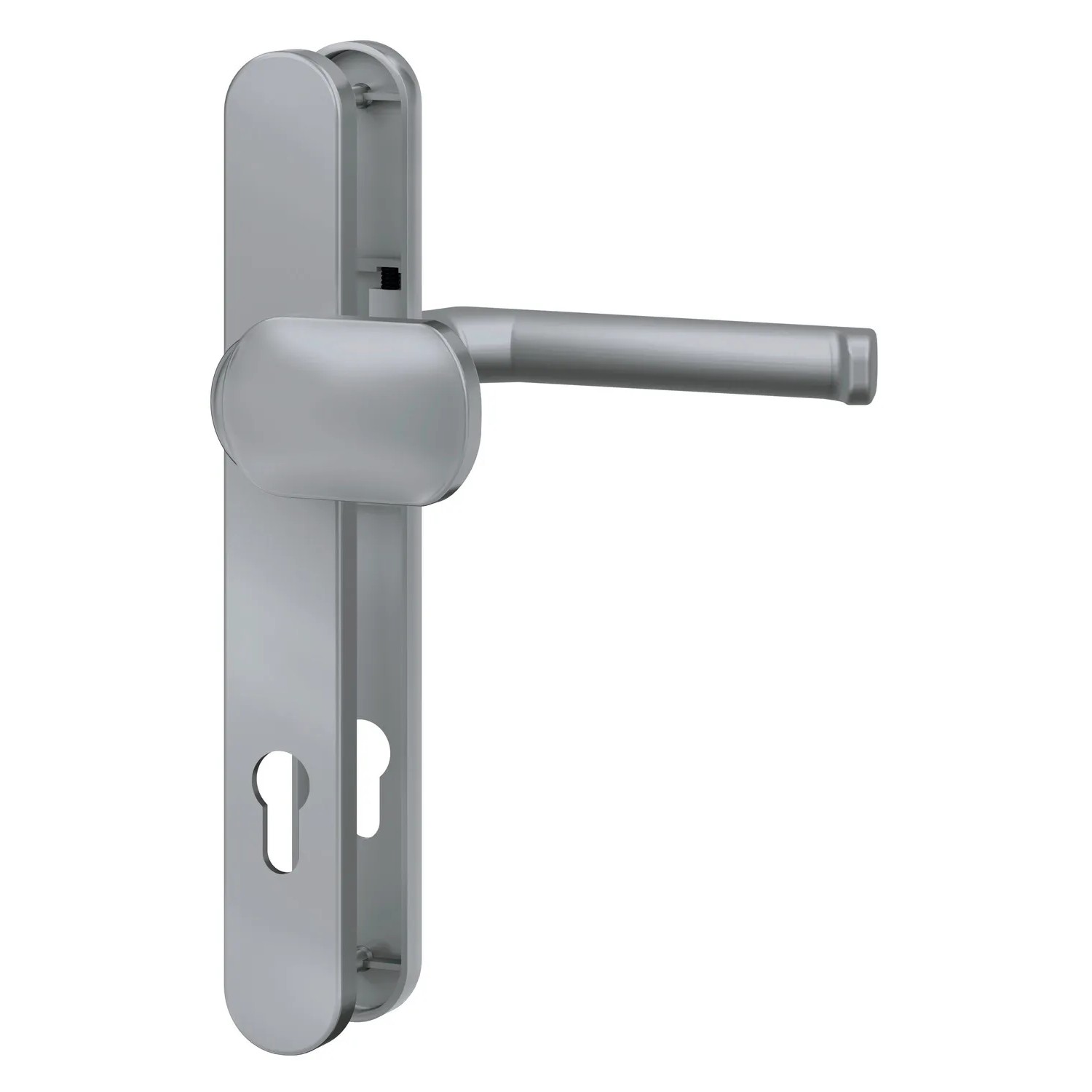 Basi - Schmalrahmen-Garnitur - SRW 4100 PZ - Rund - Alu Edelstahlfarben - Lochung PZ - 92-8 mm - 7835-0107