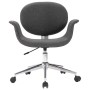 vidaXL Esszimmerstühle 2 Stk Drehbar Grau Stoff 3054863_3