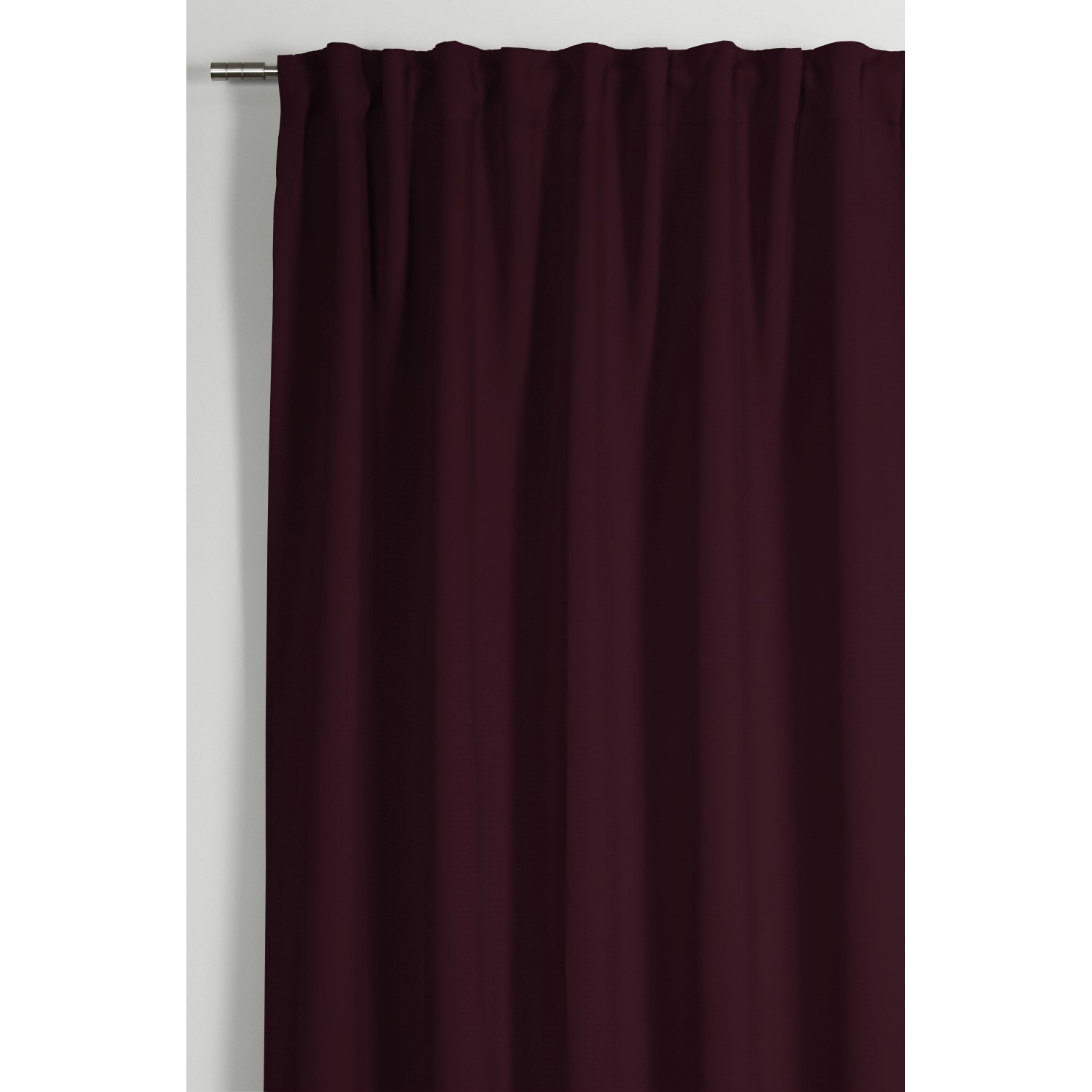 Gardinia Schlaufenschal mit Gardinenband Dimout Beere 245 cm x 140 cm