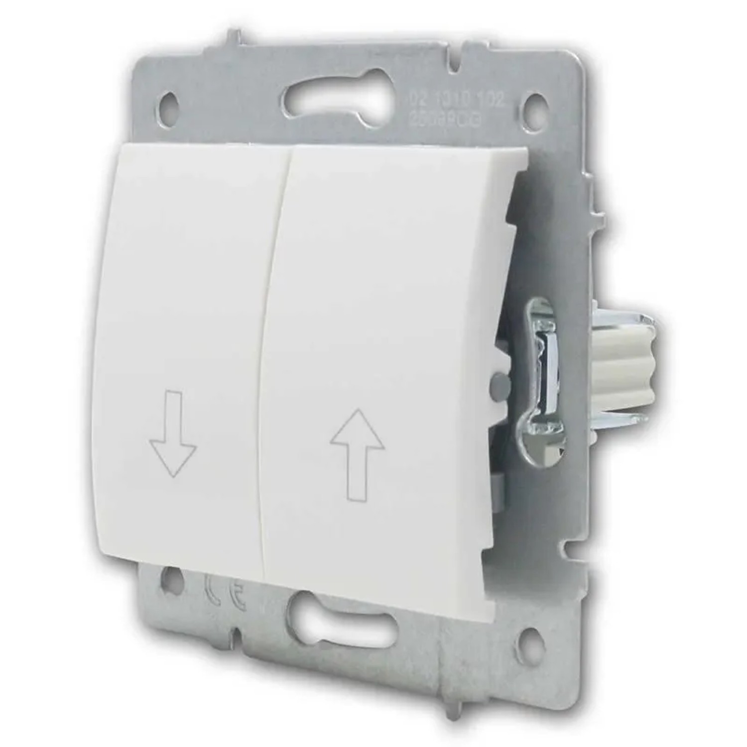 Kanlux LOGI Jalousie Taster Weiß 250V10A ohne Rahmen