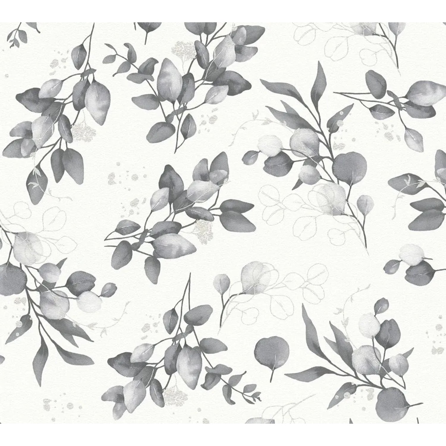 Tadessi Tapete Floral M1-No.11244 Vliestapete in Schwarz