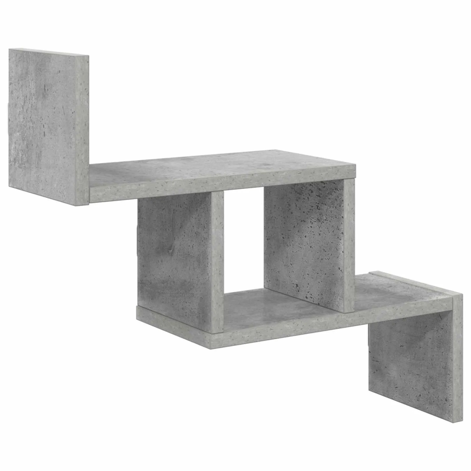 vidaXL Wandregal Betongrau 48 x 15 x 42 cm Holzwerkstoff 8012239