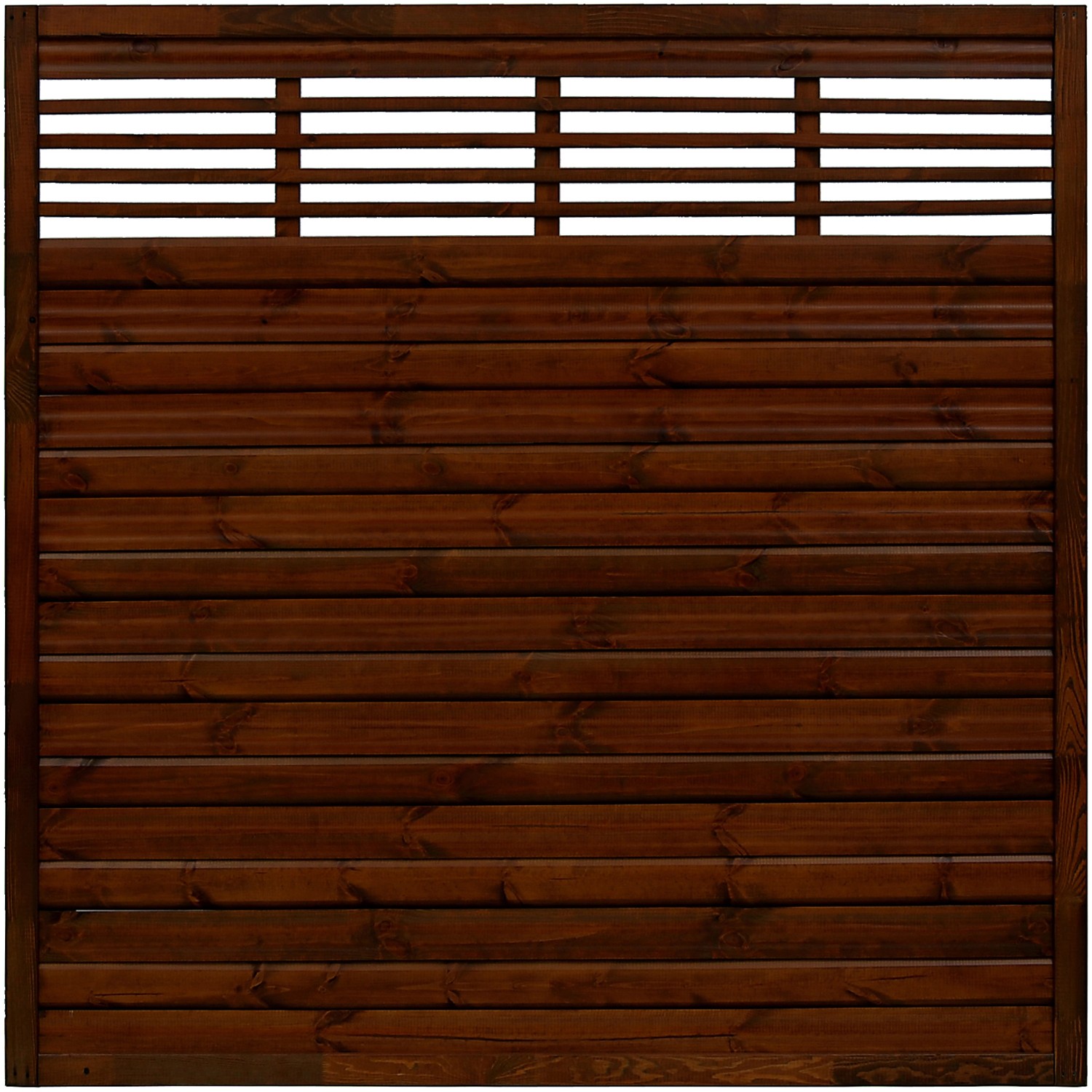 Sichtschutzzaun Element Nicea Braun 180 cm x 180 cm FSC®