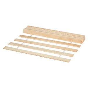 Homestyle4u Lattenrost 90x200 cm Rollrost Holz Kiefer Naturbelassen 1806