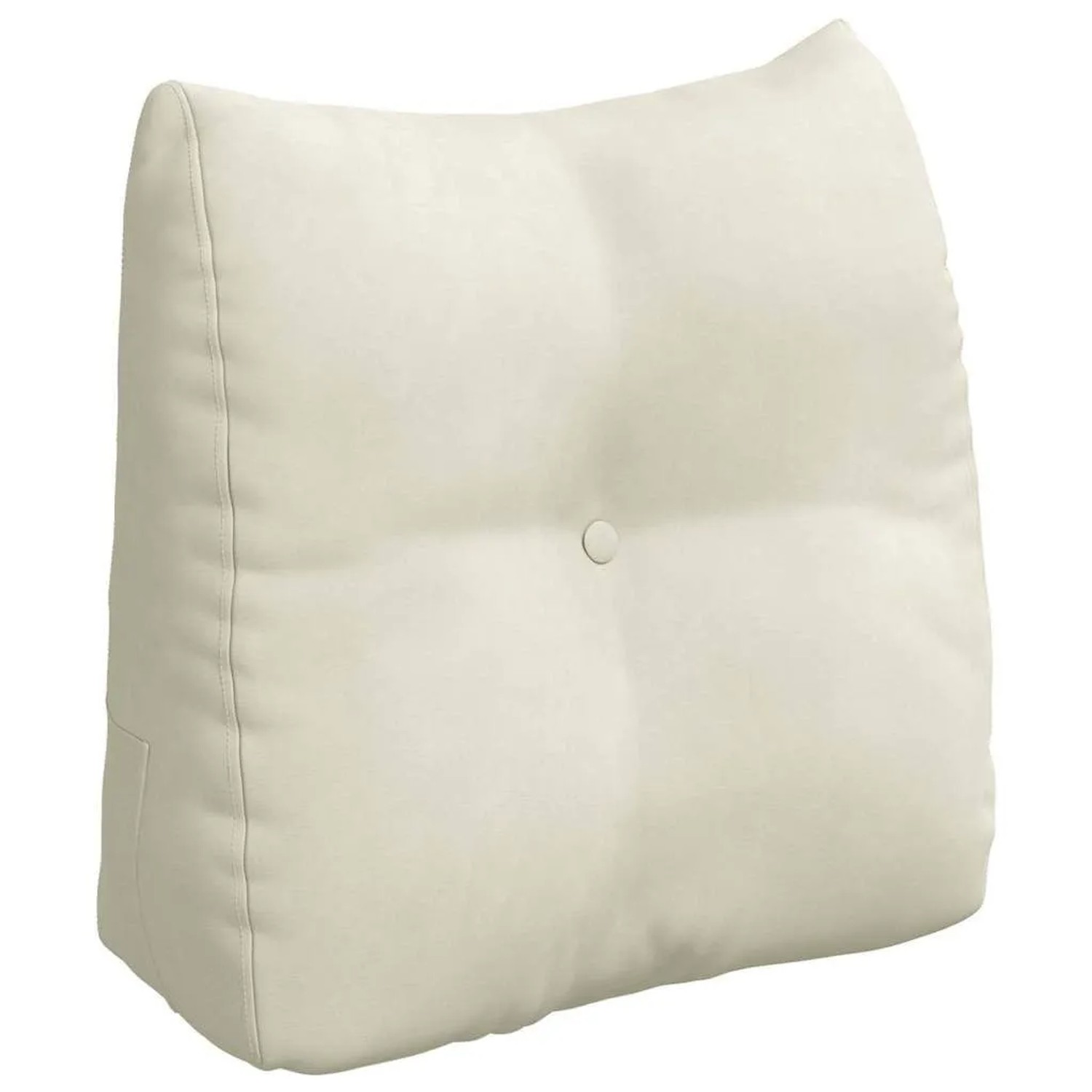 vidaXL Rückenkissen Creme 45 x 24 x 50 cm Samt 42014380