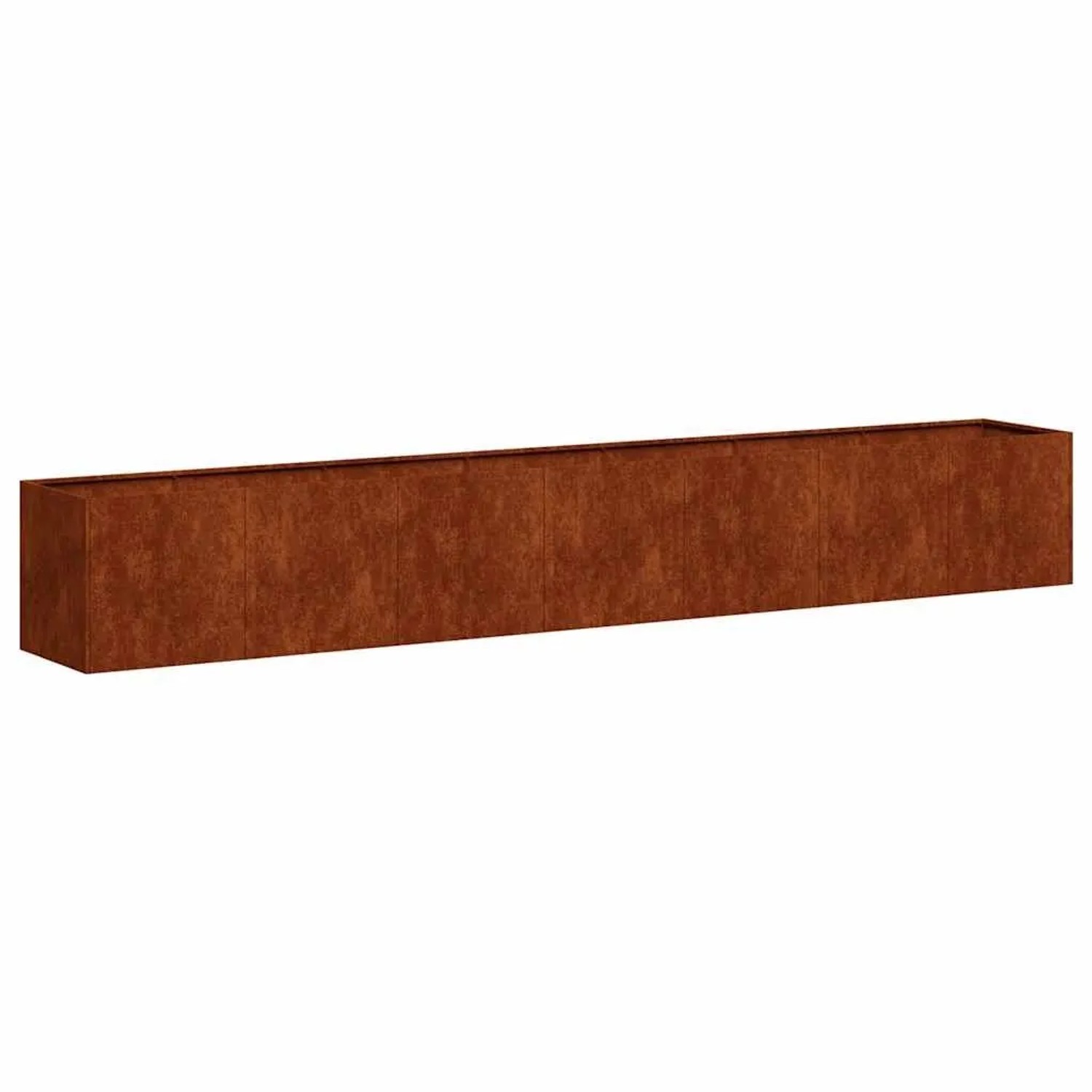 vidaXL Pflanzkübel Rostig 280x40x40 cm Wetterfester Stahl 860695