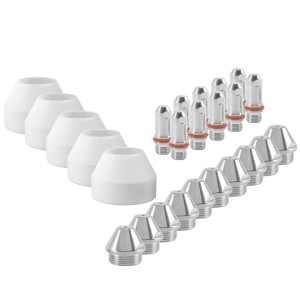 STAHLWERK Verschleißteile Set, 25-teilig für Plasmaschneidbrenner WSD-200, Zubehör für Schweißgeräte.