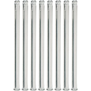 8 Stück JM Meeth Metall-Rahmendübel, 15,2 cm, für Fensterbefestigung im Mauerwerk.