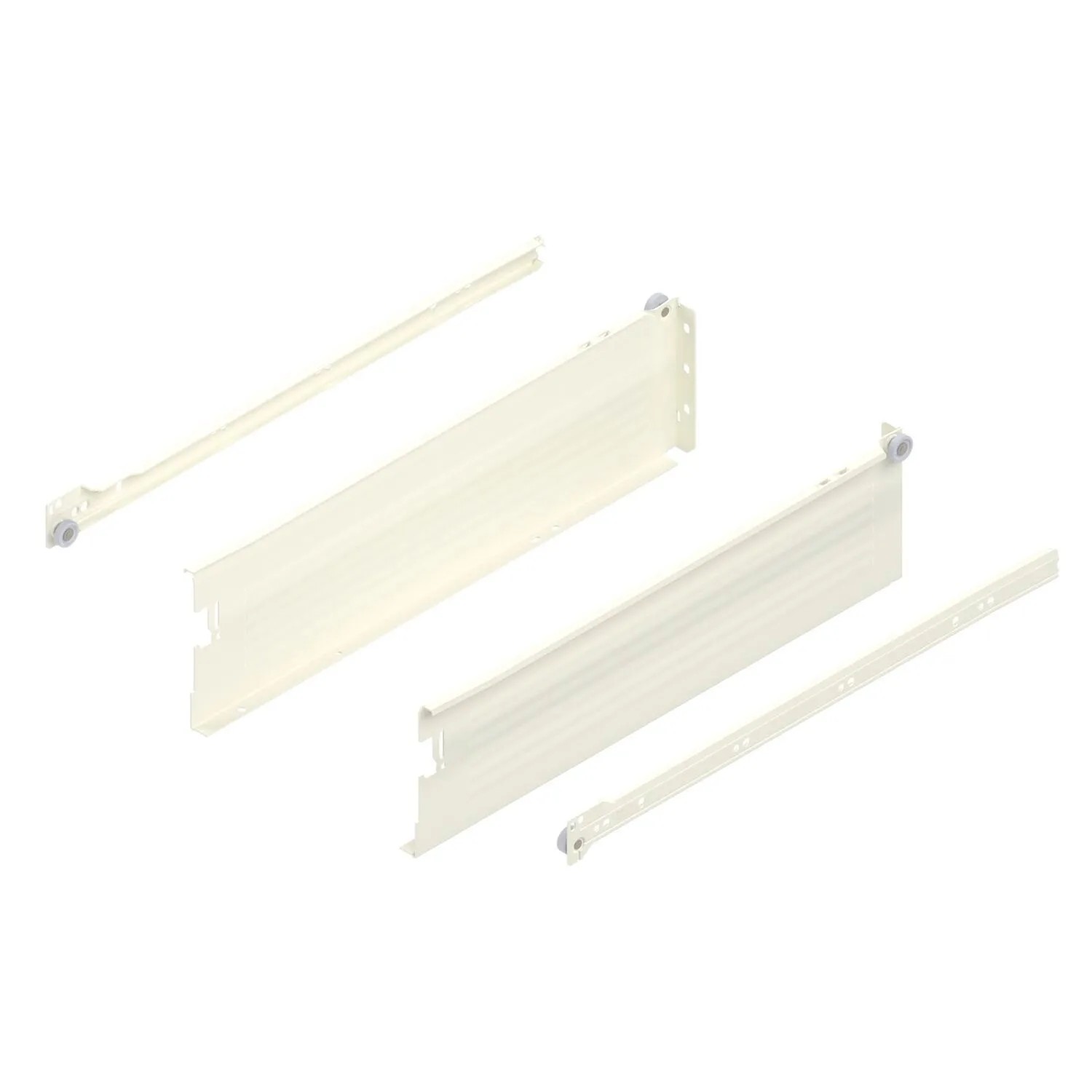 Blum Zarge Metabox K 320 Schraubversion Teilauszug Nennlänge 450 mm Cremeweiß