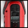 Detailaufnahme der Einhell CC-PO 1100/150 CE Poliermaschine: Bedienelemente und LCD-Anzeige.