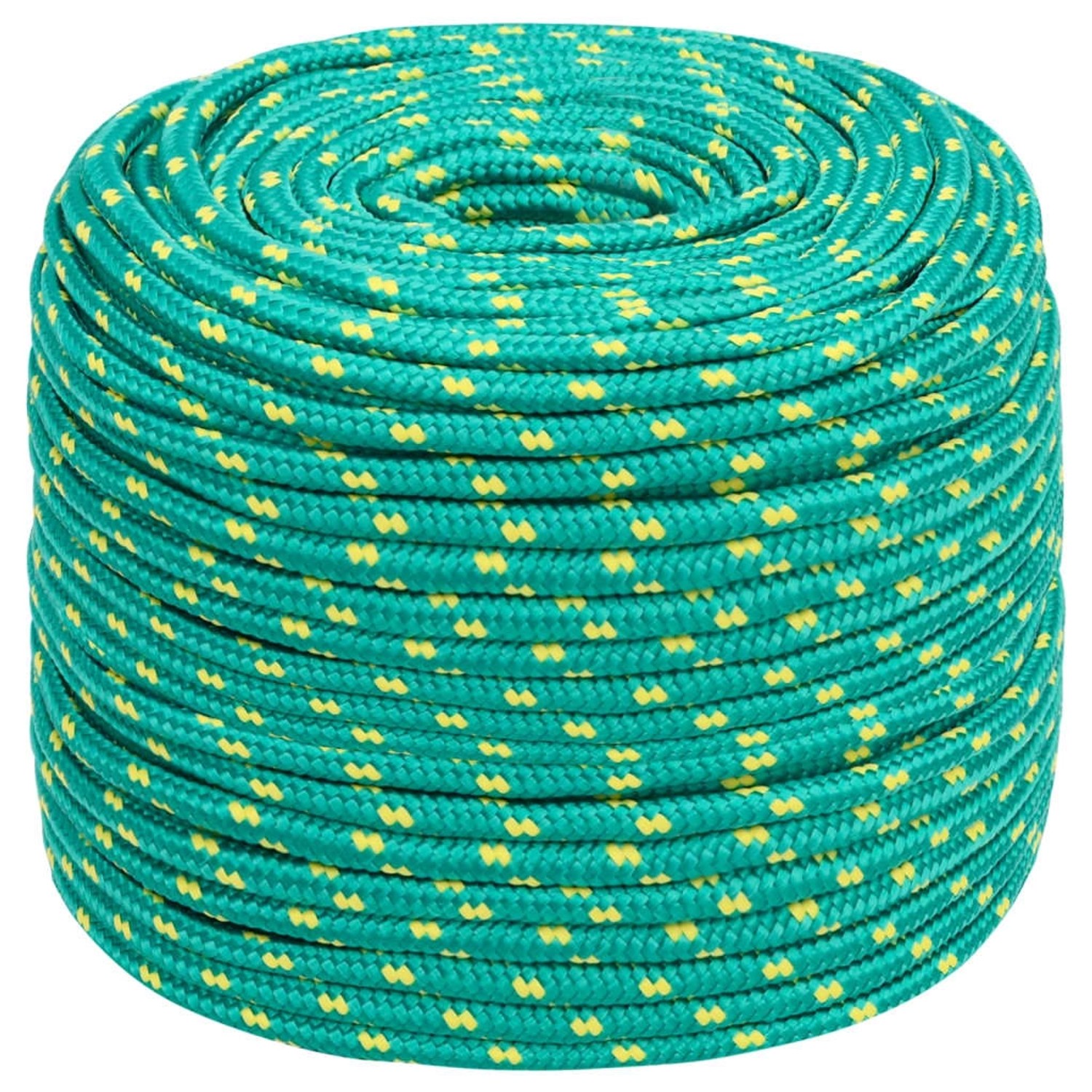 vidaXL Bootsseil Grün 8 mm 250 m Polypropylen 152716