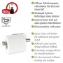 Wenko Toilettenpapierhalter Orea Matt, Edelstahl rostfrei, zur Wandmontage ohne Bohren.