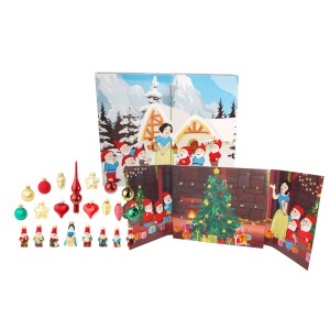 Krebs Glas Lauscha Baumschmuck Schneewittchen Adventskalender Mehrfarbig 12cm