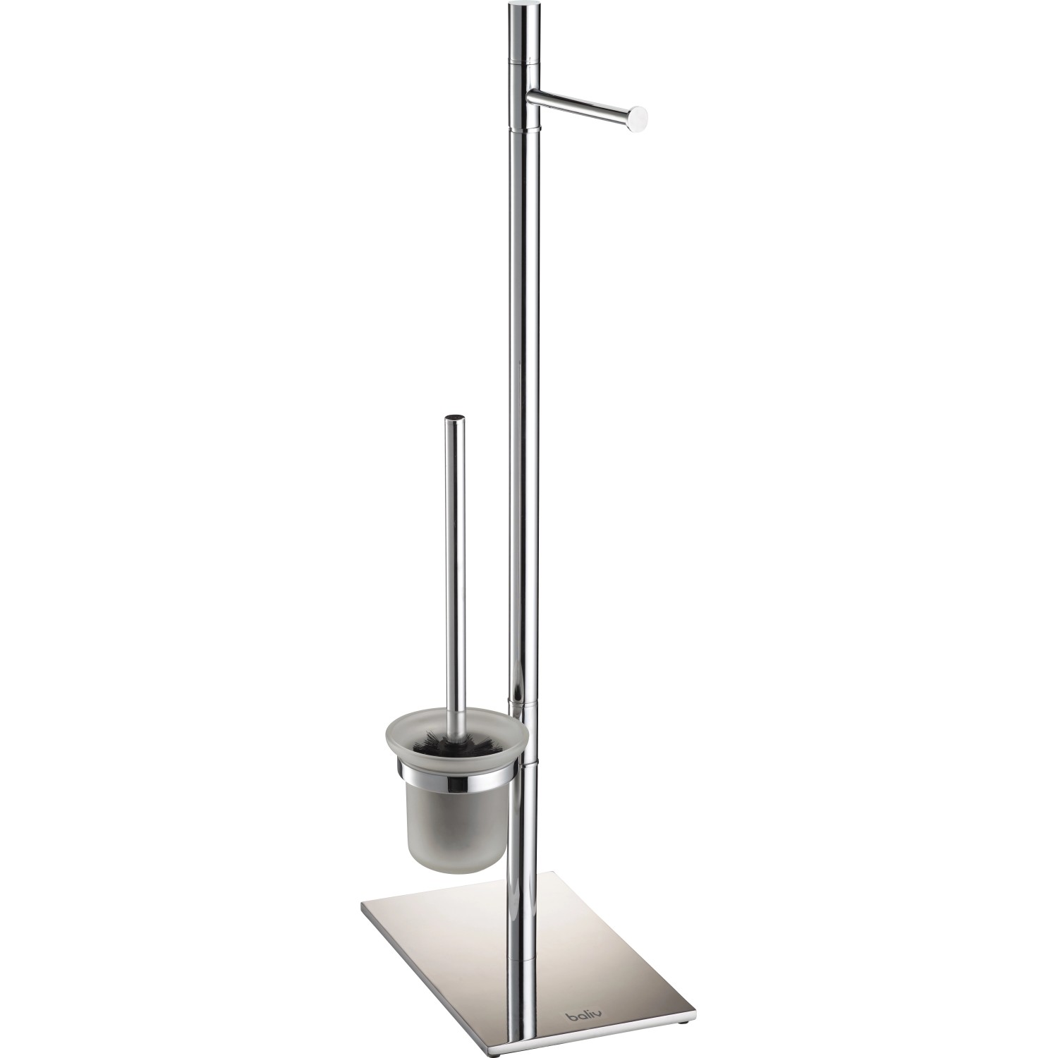 baliv WC-Bürstengarnitur ST-6910 mit Papierhalter Chrom Edelstahl günstig online kaufen