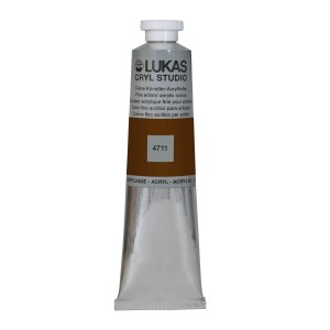 Lukas Cryl Studio Acrylfarbe Umbra gebrannt, 75ml Tube für Künstler.