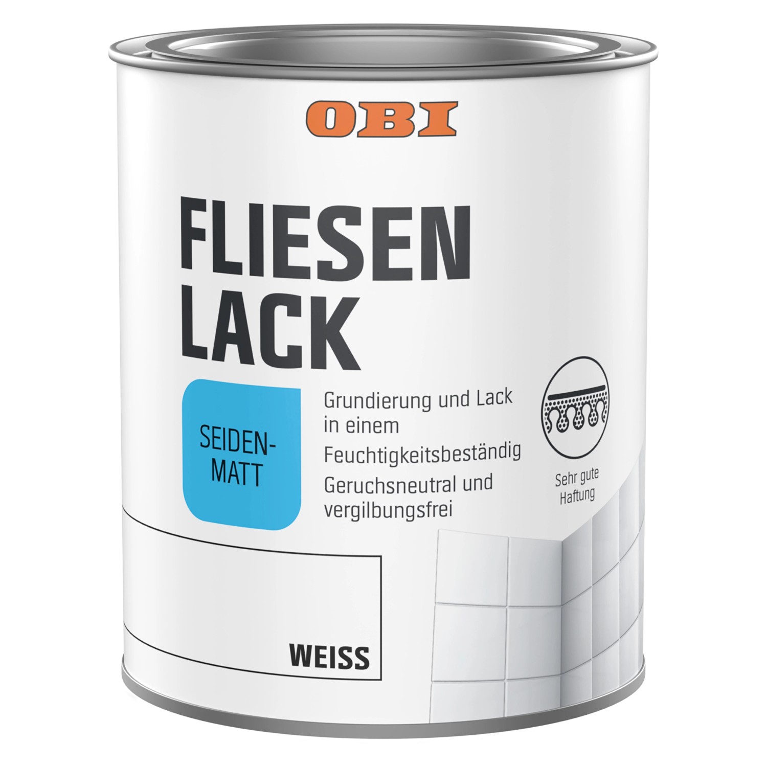 OBI Fliesenlack Weiß Seidenmatt 750 ml günstig online kaufen