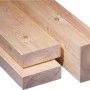 Kiefer Konstruktionsvollholz NSI, 60x80x4000 mm, gehobelt und gefast für den Holzbau.