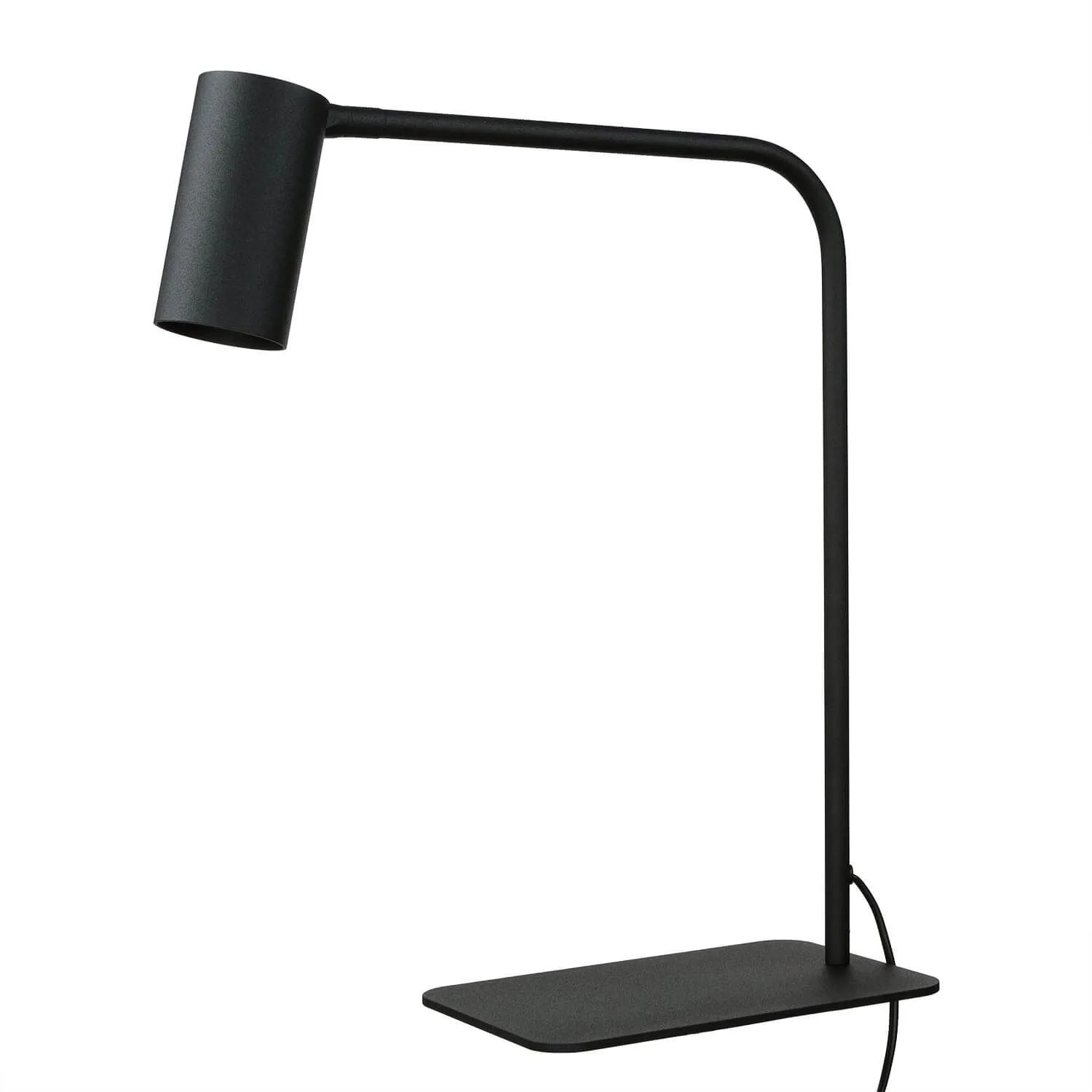 Licht-Erlebnisse Schreibtischlampe Schwarz 40 cm GU10 Schwenkbar Metall