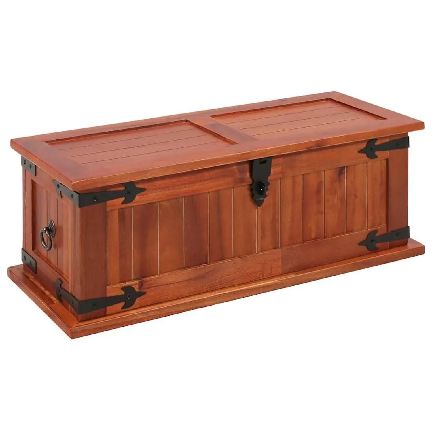 vidaXL Aufbewahrungstruhe 60 x 25 x 22 cm Akazien-Massivholz 247240