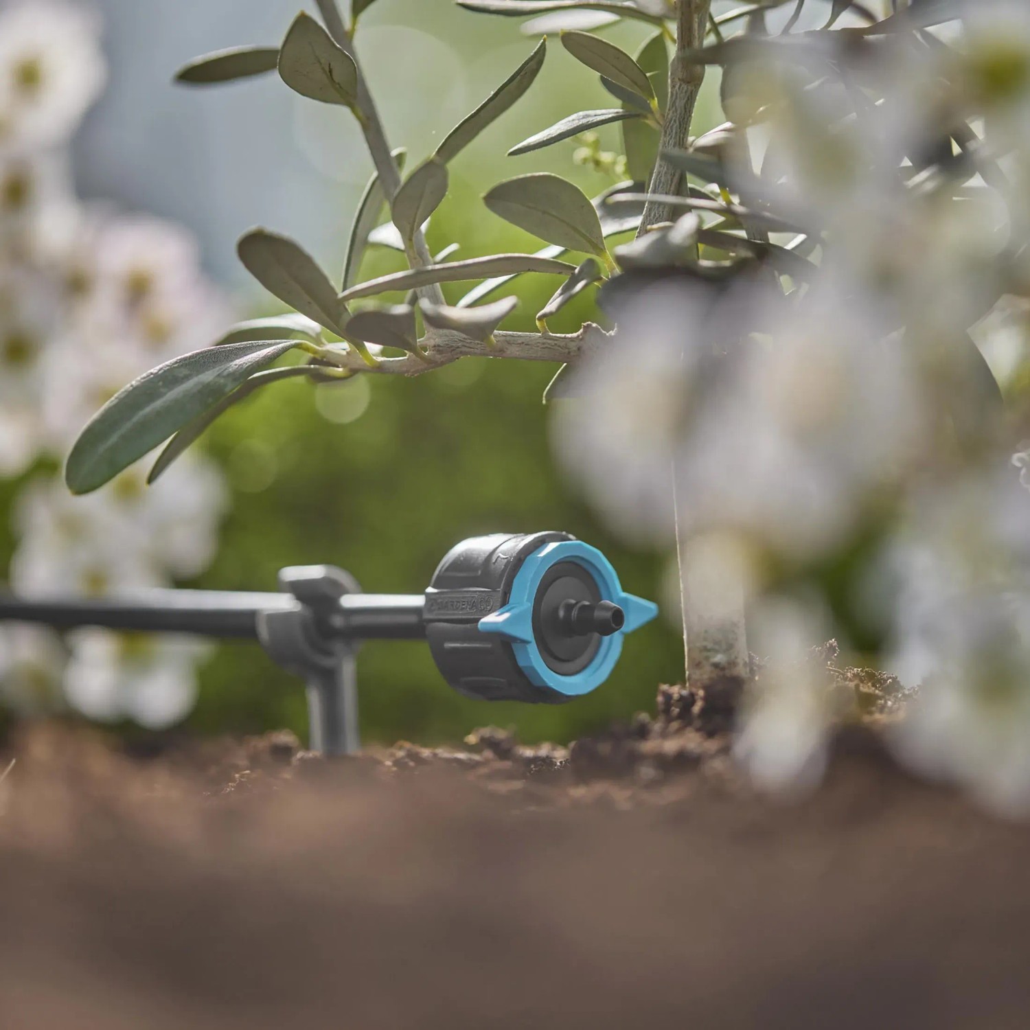 Gardena Endtropfer zur Bewässerung von Pflanzen im Micro-Drip-System.