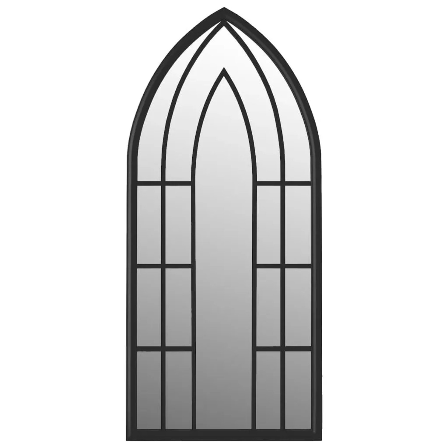 vidaXL Spiegel Schwarz 70x30 cm Eisen für den Innenbereich 3093526