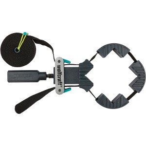 wolfcraft Rahmen-Bandspanner mit 4 Spannbacken zum Verleimen und Fixieren von Werkstücken.