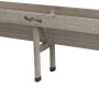 VegTrug Wallhugger Hochbeet, Greywash, 183x46x80 cm, ideal für Balkon und Terrasse.