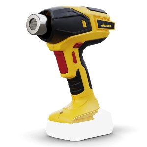 Gelbe Wagner Furno 550 18V Akku-Heißluftpistole ohne Akku.