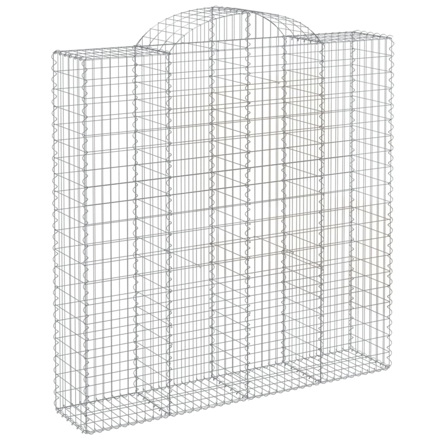 Thumbnail - vidaXL Gabionen mit Hochbogen 6 Stk 200x50x200/220cm Eisen 1679860