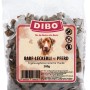 Dibo Hunde-Belohnungssnacks Barf Pferd, 200g. Leckerli für Hunde mit Pferdefleisch im transparenten Beutel.