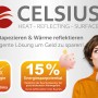 Marburg Vliestapete Celsius Grau-Silber: Wärmereflektion für Wohnraumdämmung und Energieeinsparung.
