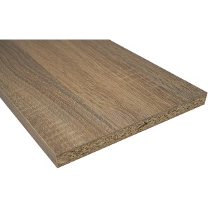 Regalboden Sonoma Eiche, 80x20x1,6 cm, für Möbelbau und als Einlegeboden