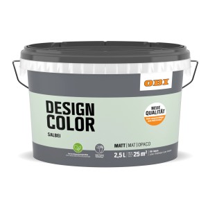 Eimer OBI Design Color Salbei, 2,5 l, matte, farbige Innenfarbe für Wände.