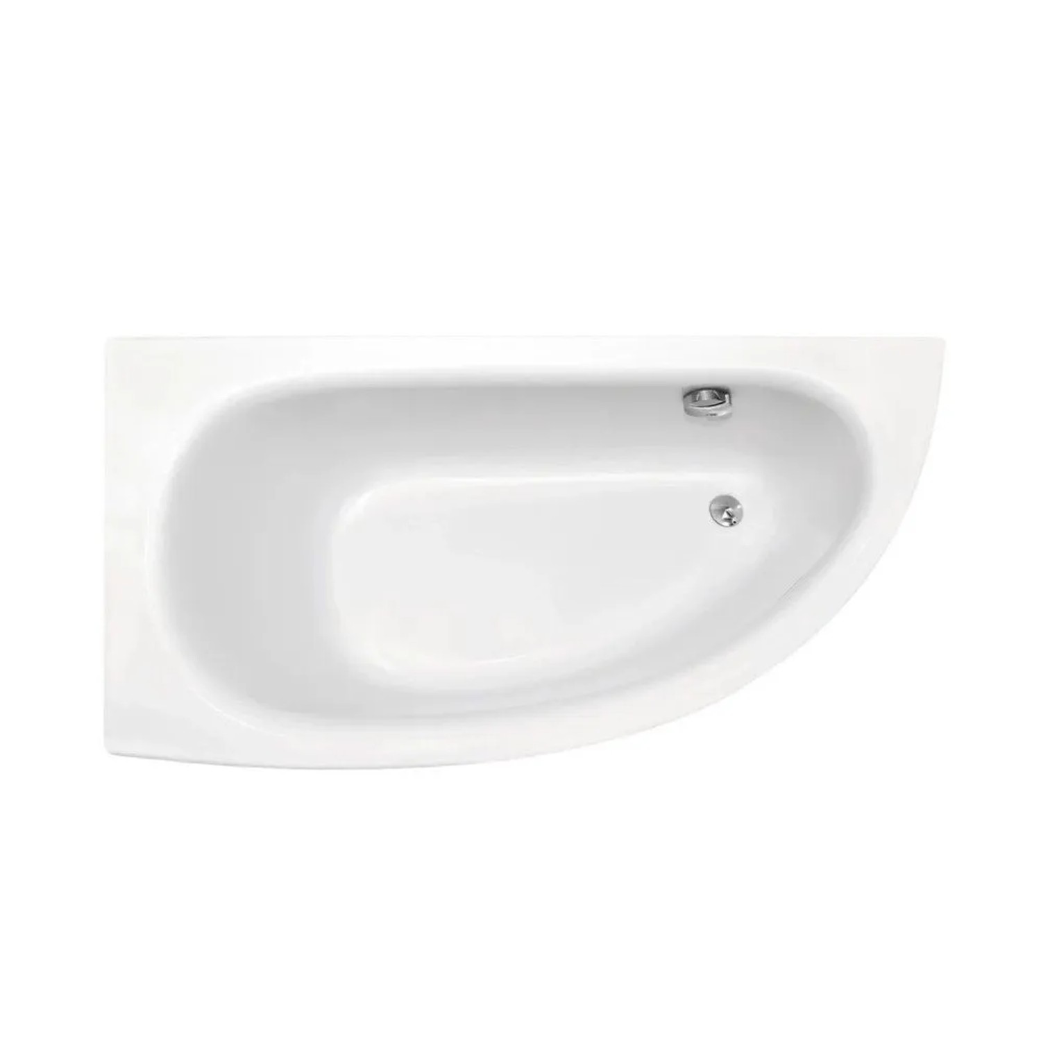Bad Land Eckbadewanne 150x70 Links mit Acrylschürze inkl. Ablauf & Füße
