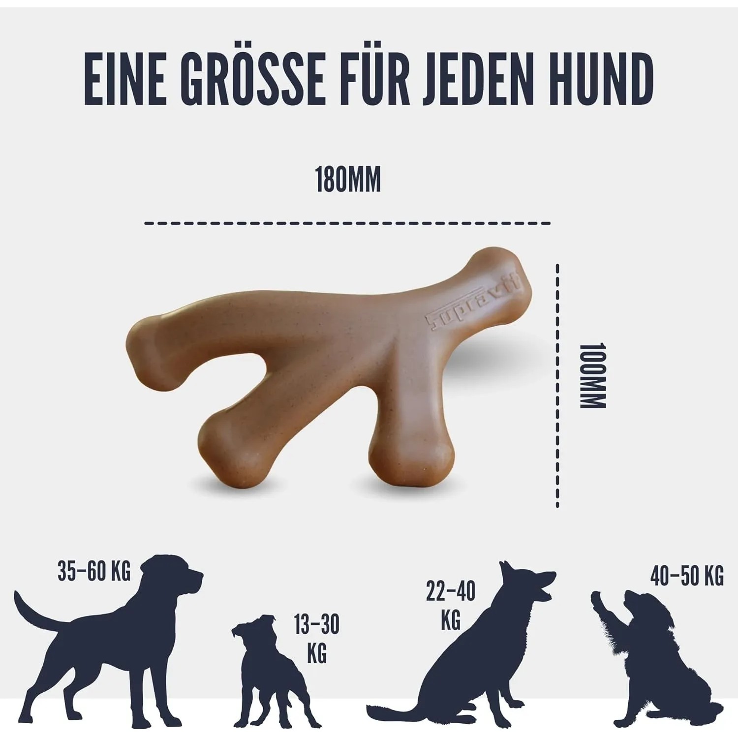 Supravit ChewDeer Bacon Geschmack Kauspielzeug für Hunde_8