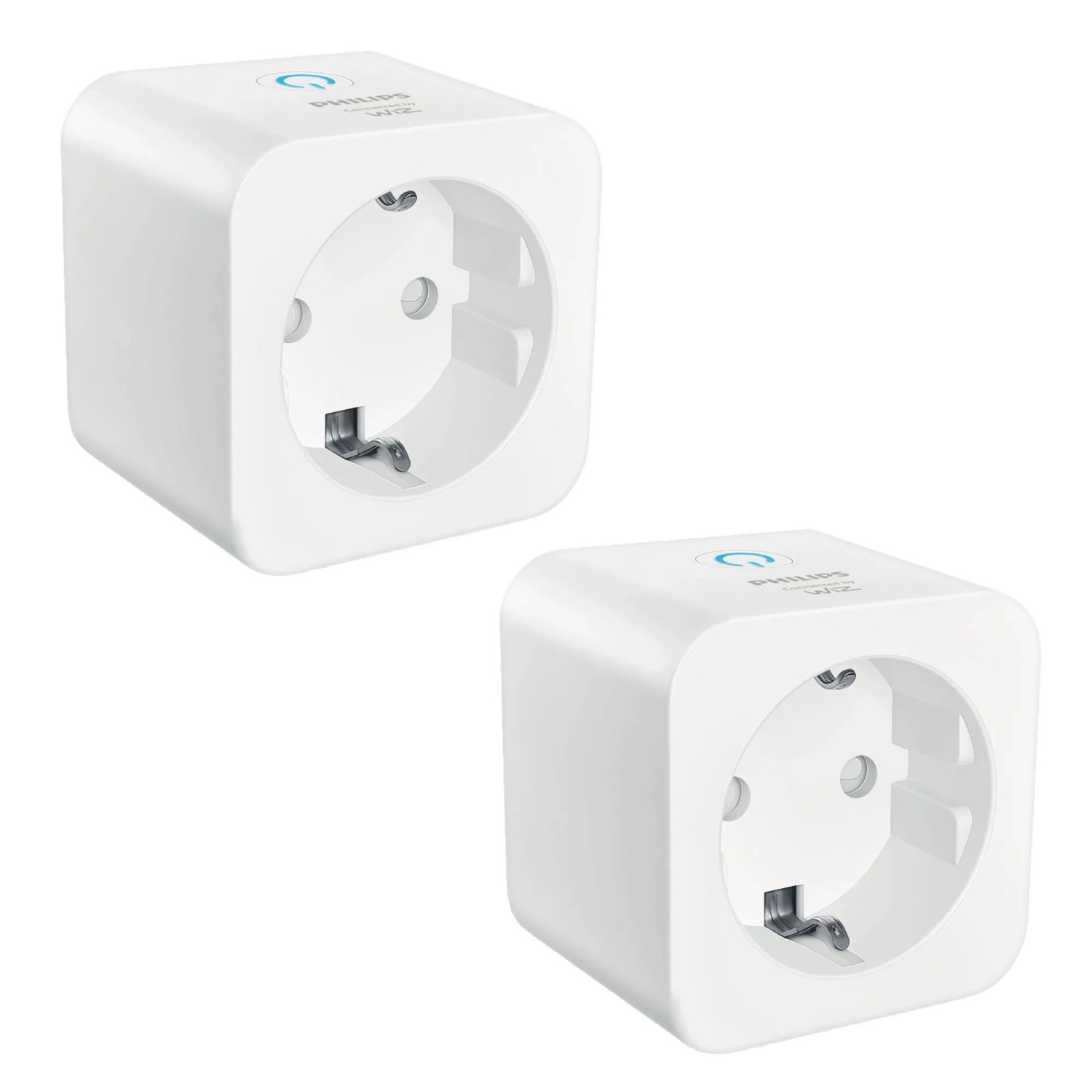 Philips Steckdose Smart Matter Typ F Energieverbrauchsmessung 2-Flammig Pack