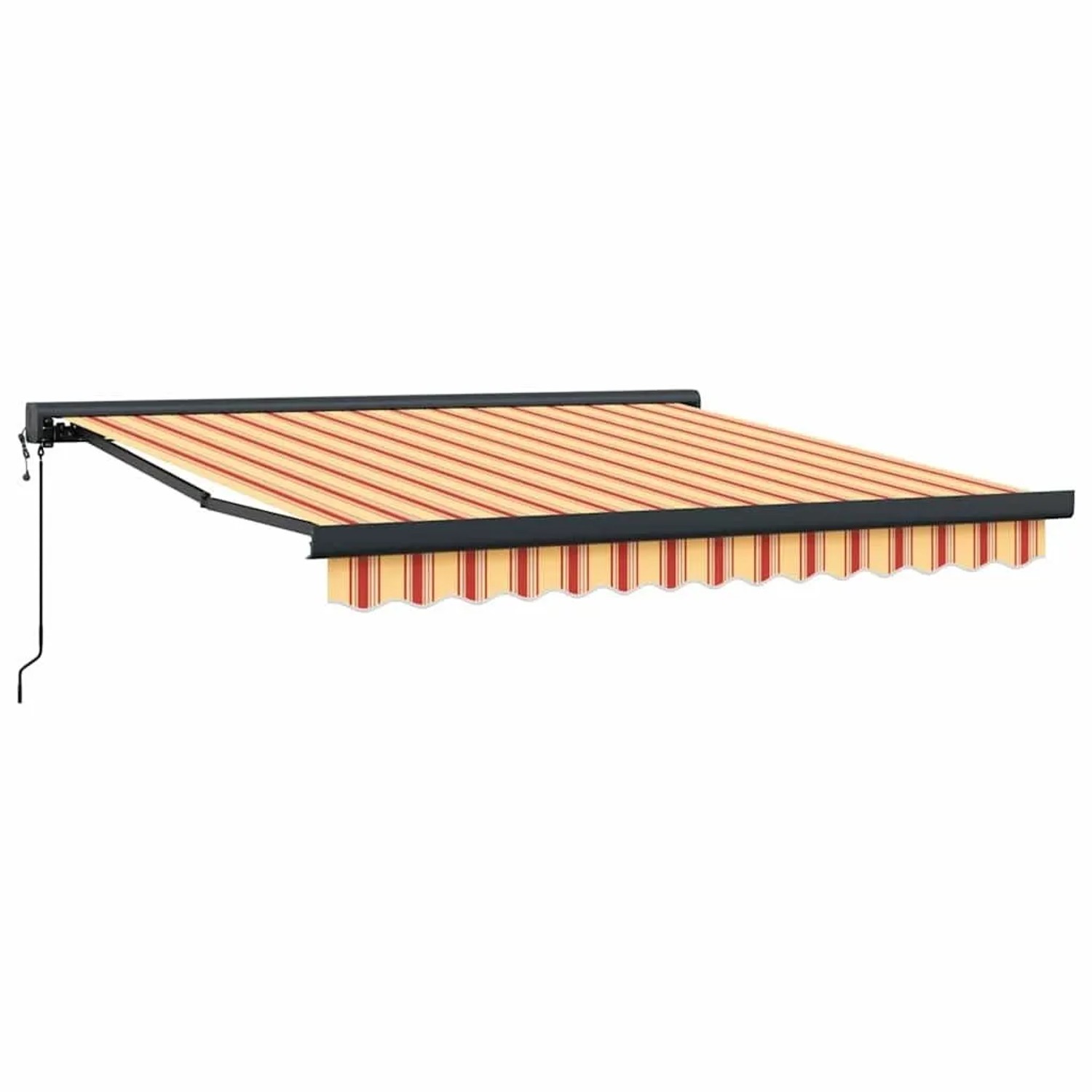 vidaXL Markise Gelb und Orange 350 x 250 x 165 cm 3330264
