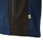 Detailansicht: Navy Strickfleecejacke von Hans Schäfer Workwear, Größe M.