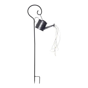 Star Trading Solardekoration DEW DROP WATER CAN Zink 80 cm
