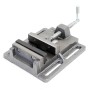 Robuster Wiltec Maschinenschraubstock aus Gusseisen, 100mm Spannweite, für Werkstatt & Tischbohrmaschine.