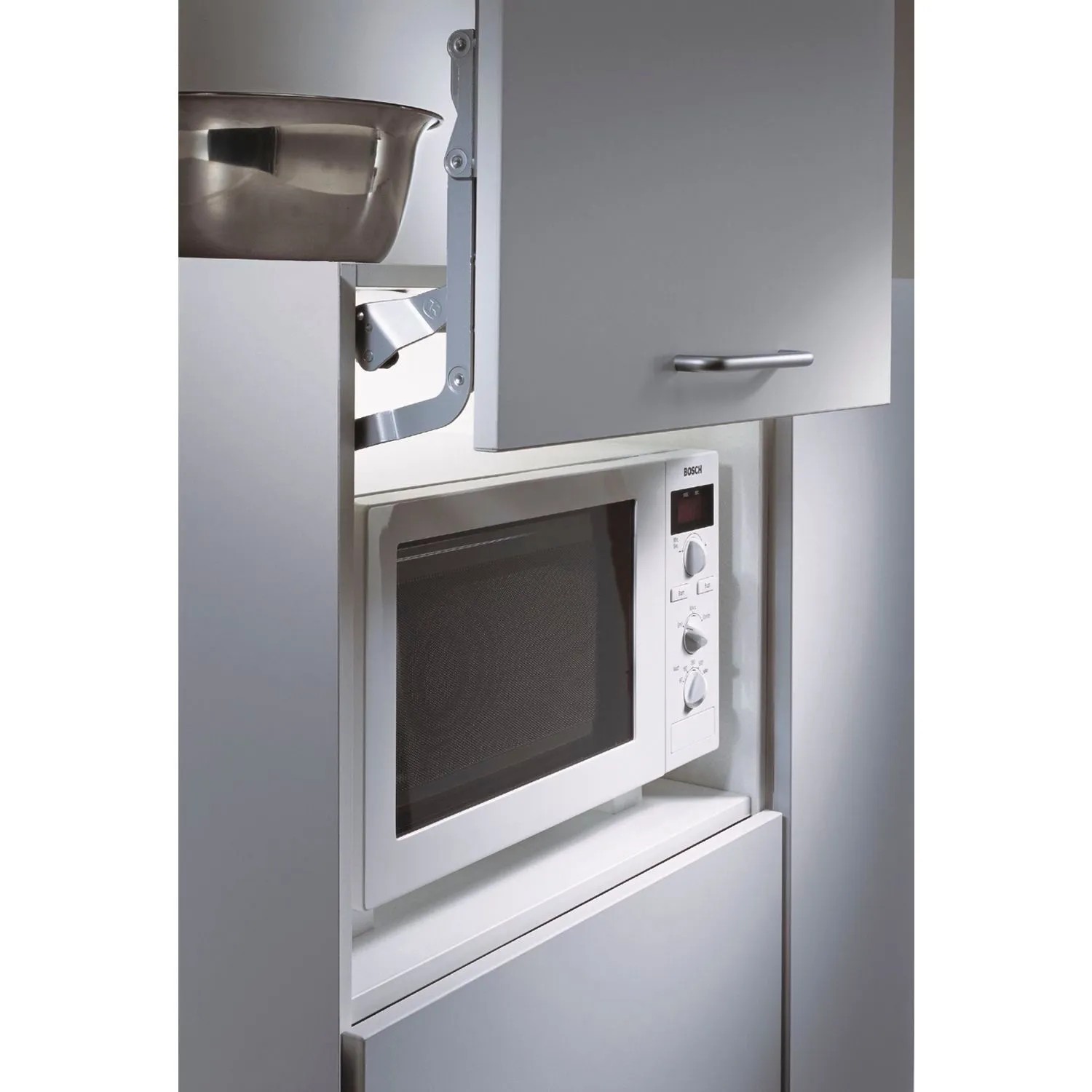 Peka Hochschwenkbeschlag Hb 500 Kb 600-900 Tragkraft 0-5kg Silber