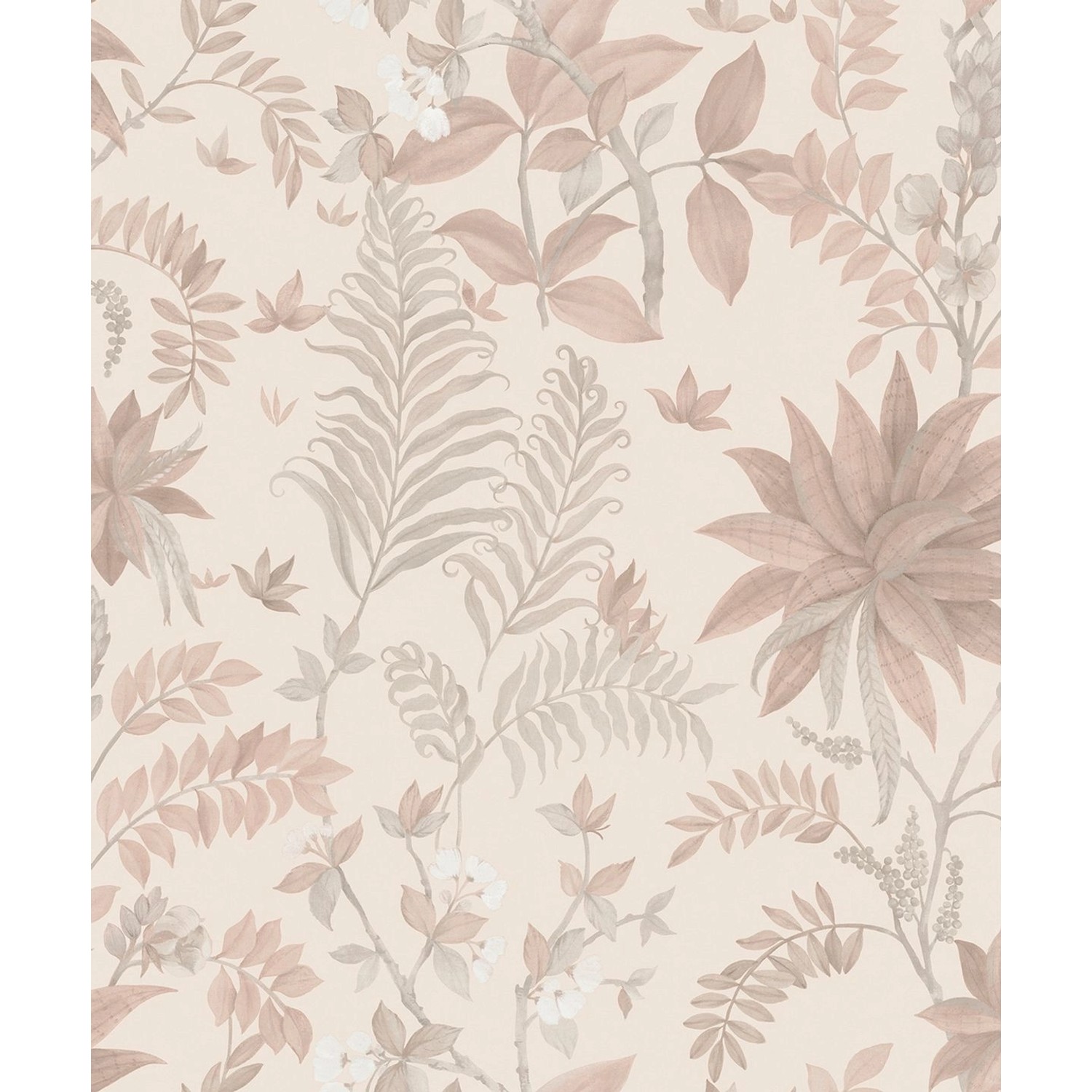 Sanders & Sanders Tapete Tropische Blätter Terrakotta Und Beige 53 Cm X 100 günstig online kaufen